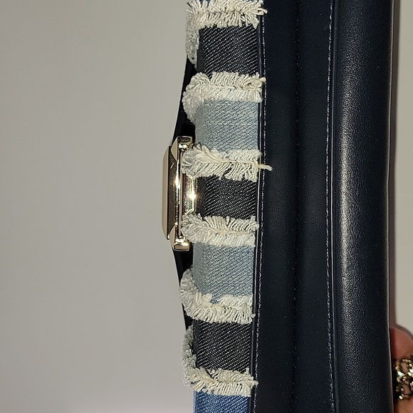 🔥RARE Michael Kors Whitney Denim Shoulder Bag, EUC - Picture 13 of 15